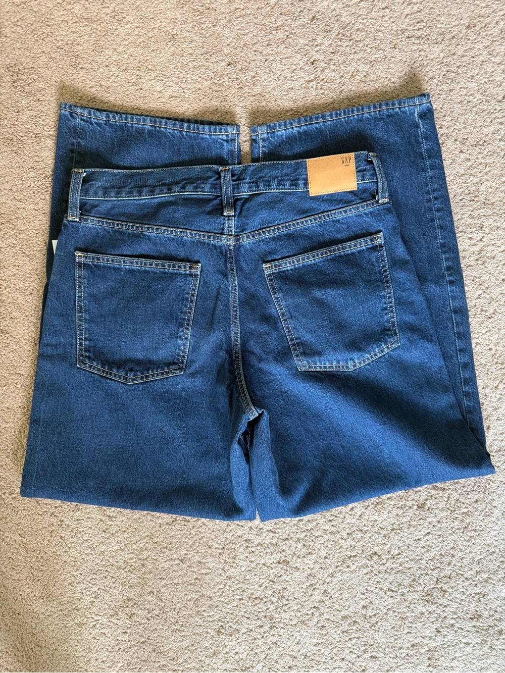 GAP Hailey Bieber Extra Baggy Jean Medium Indigo Size 29 NWT - Picture 3 of 5